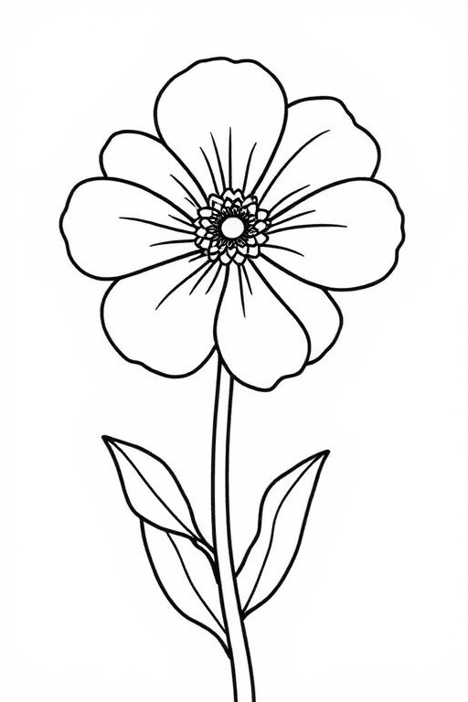Flower Coloring Pages
