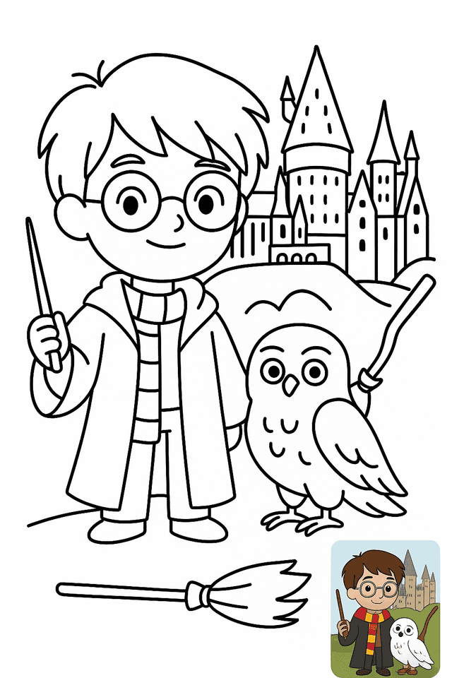 Harry Potter Coloring Pages