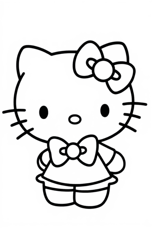 hello kitty Coloring Pages