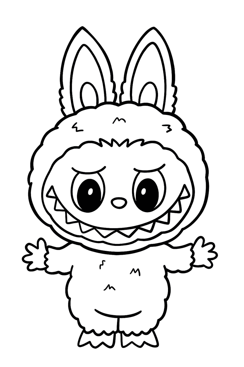 Labubu Coloring Pages