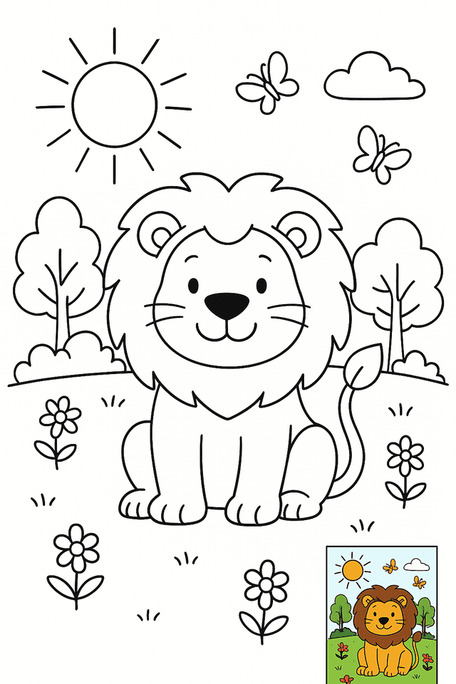 Lion Coloring Pages