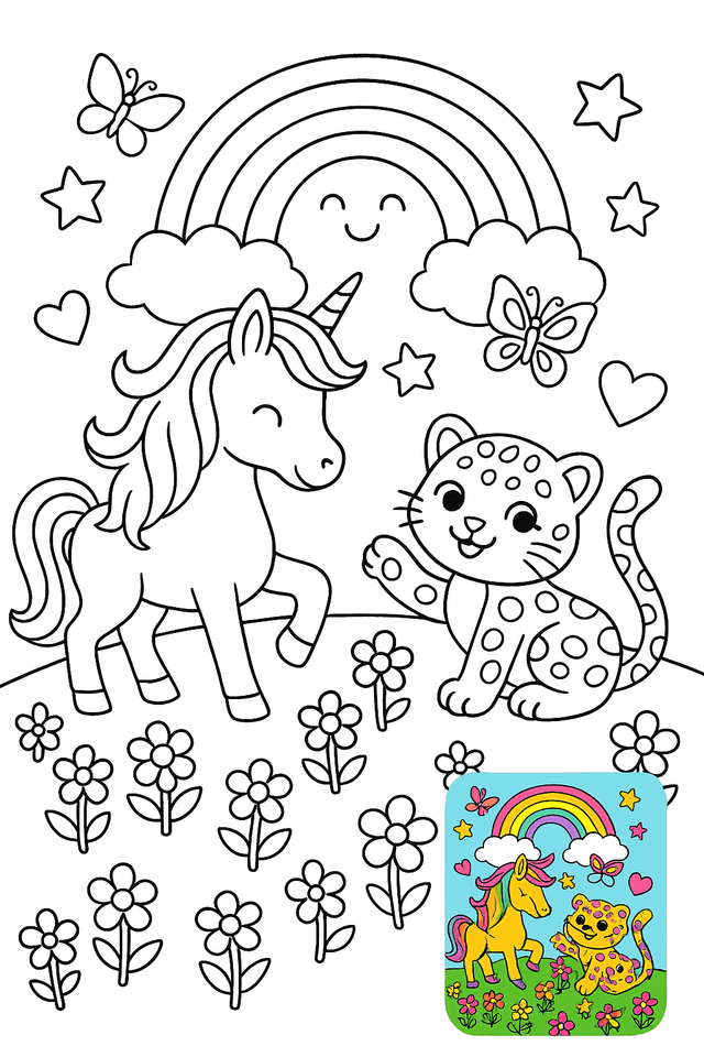 Lisa Frank Coloring Pages