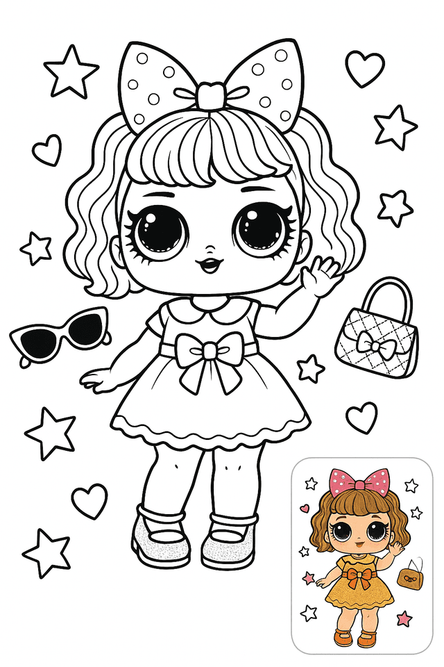 LOL Surprise Doll Coloring Pages