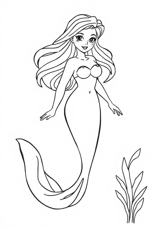 mermaid Coloring Pages