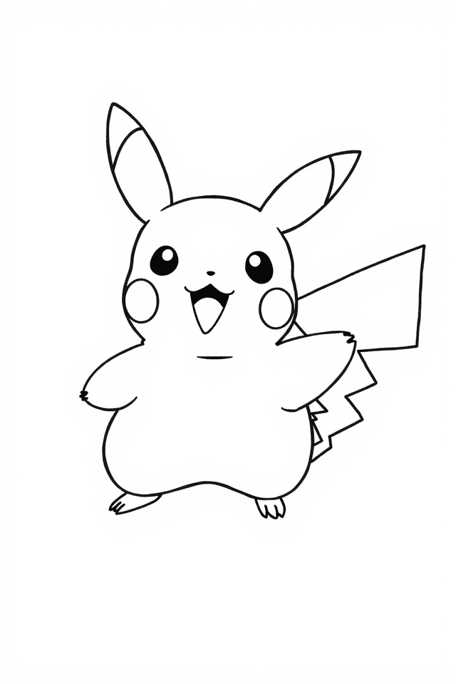 Pikachu Coloring Pages