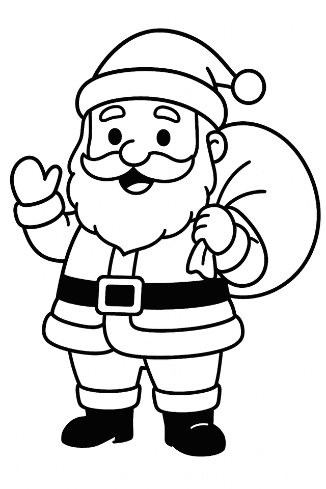 Santa Claus Coloring Pages