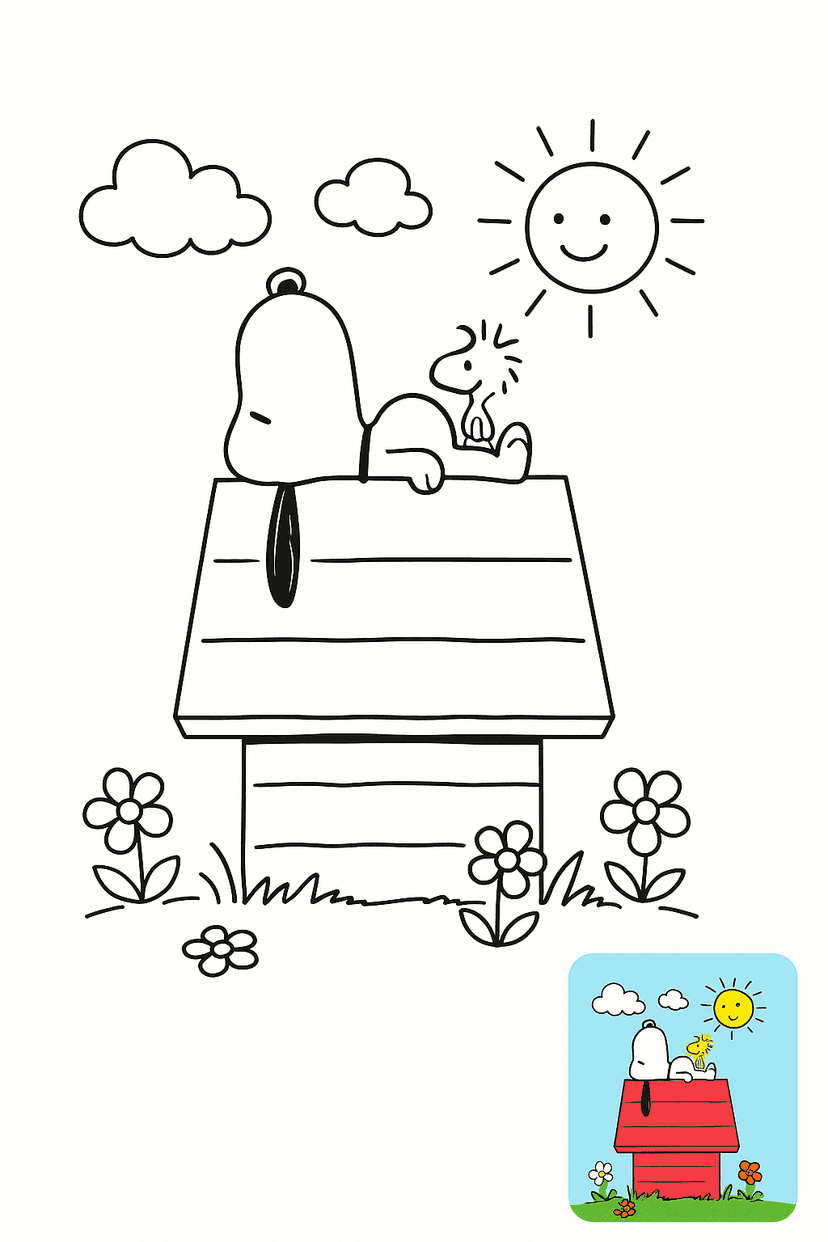 Disegni di Snoopy da Colorare
