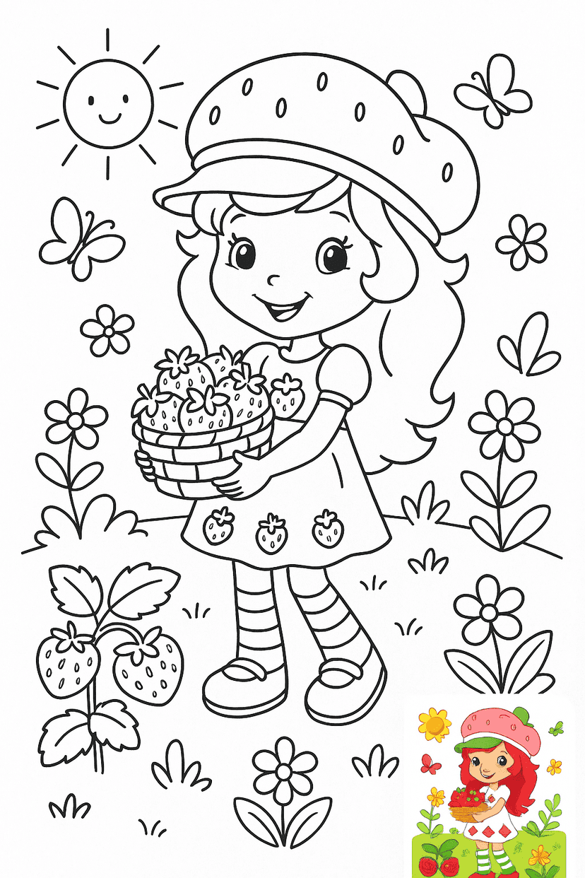 Disegni di Fragolina Dolcecuore da Colorare