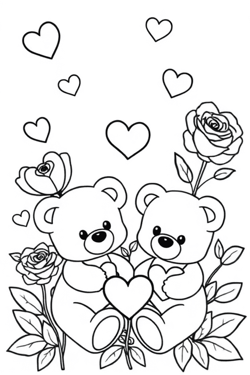 valentine's day Coloring Pages