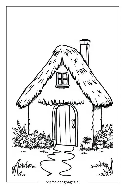 Charming Cottage with a Thatched Roof