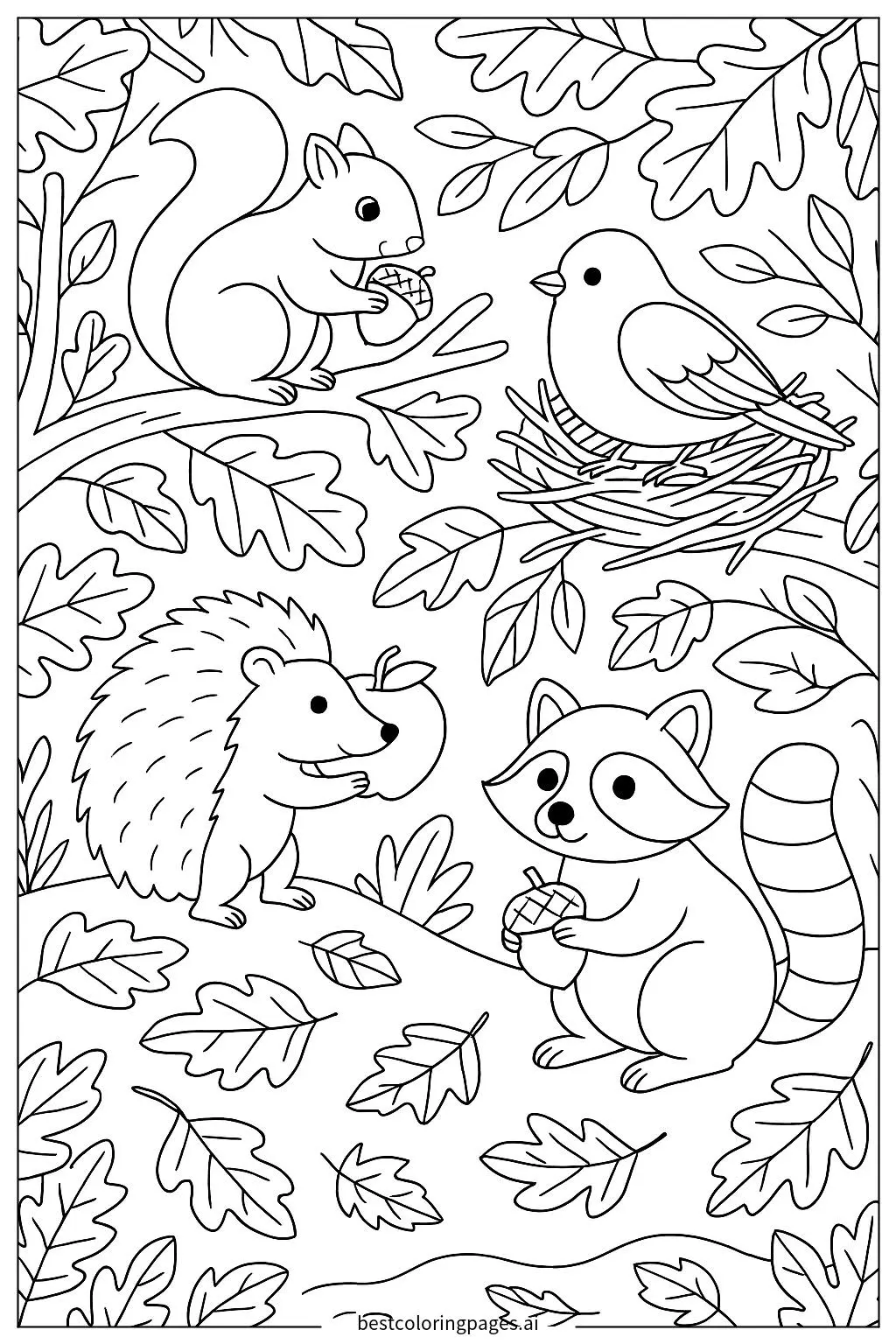 Animals Getting Ready for Winter