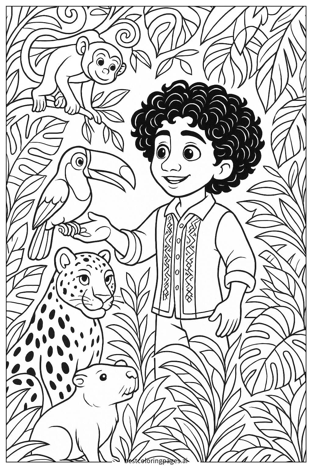 Antonio Communicating with Jungle Animals