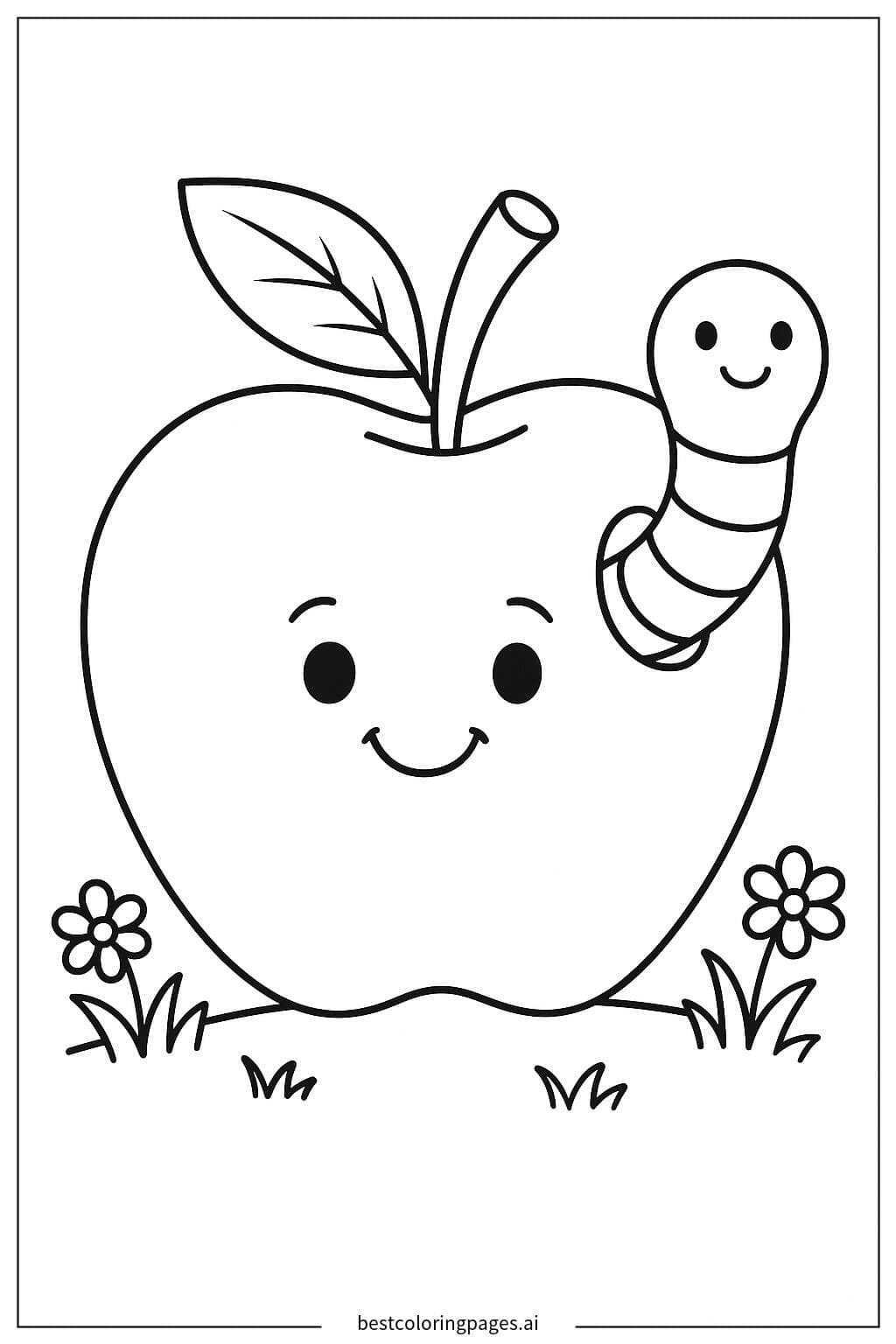 Apple with a Worm