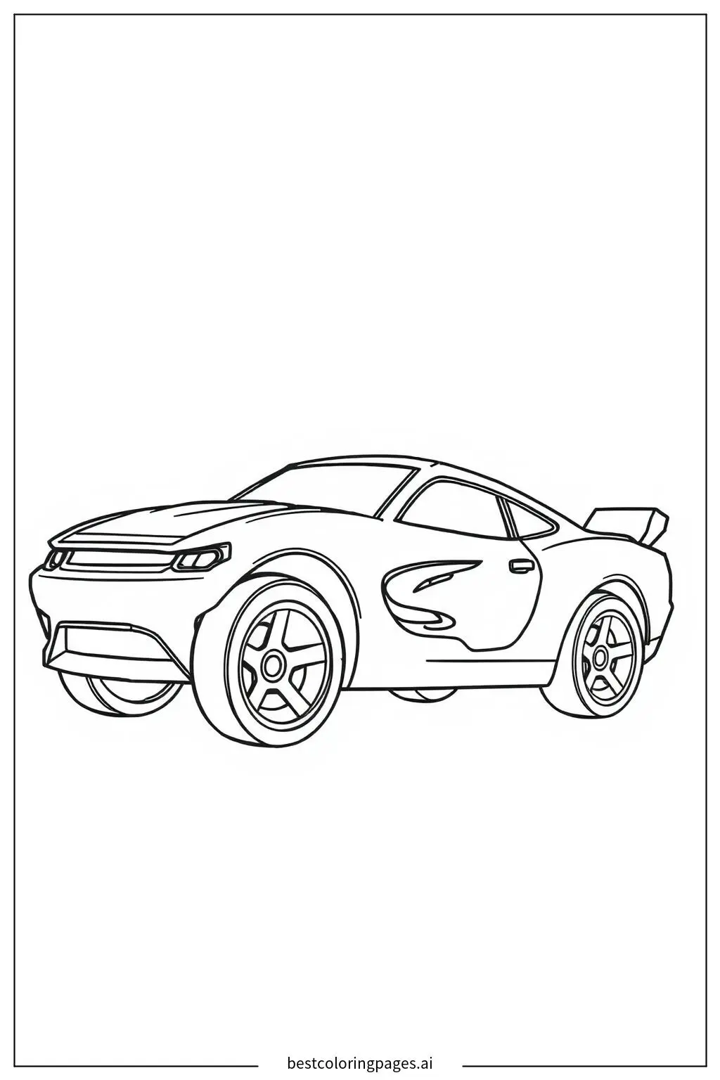 Hot Wheels Sporty Car Design