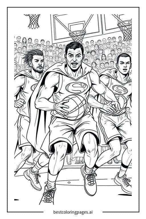 Superhero Basketball Players