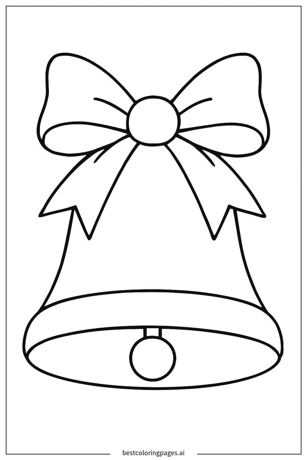 Christmas Bell with Ribbon