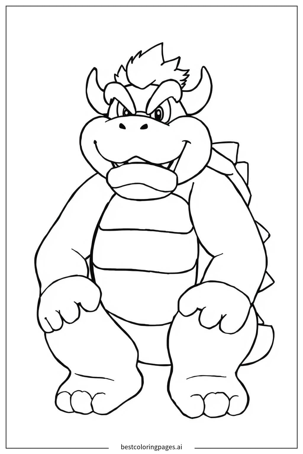Bowser Sitting Calmly