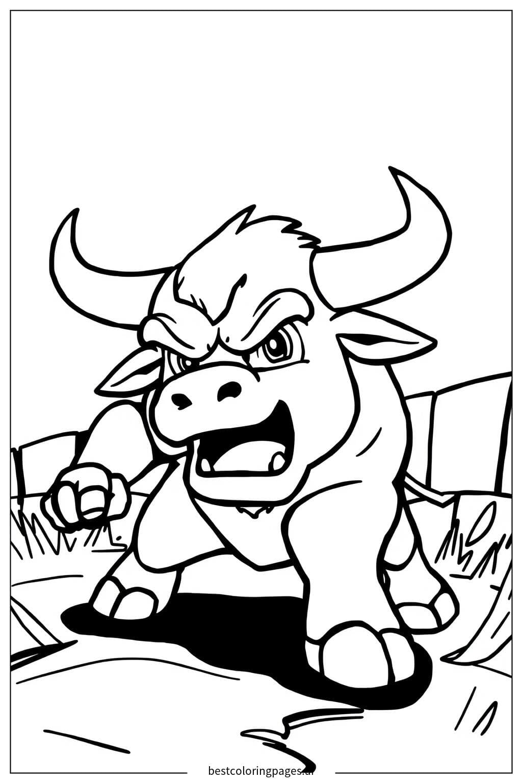 Bull in Action