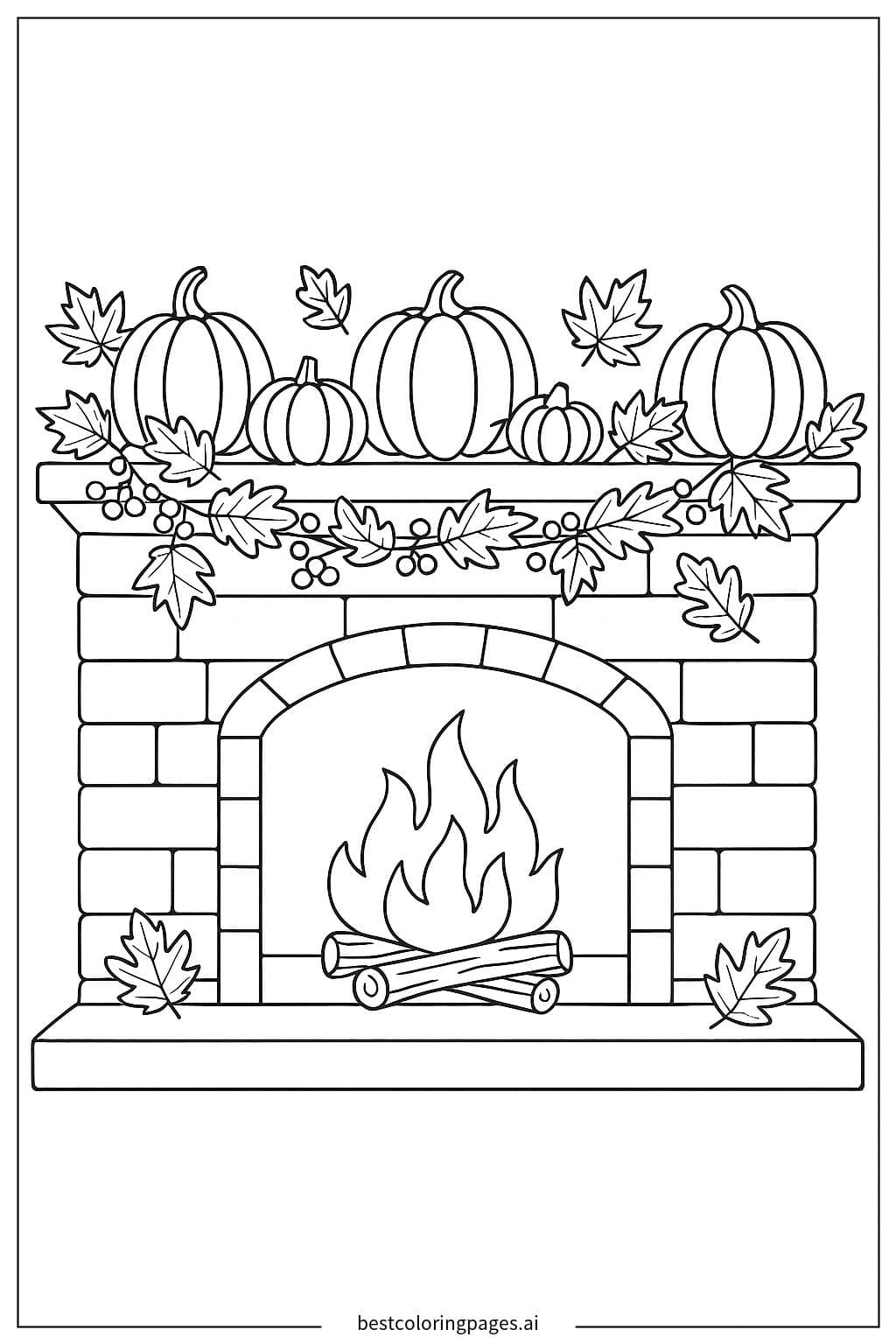 Warm and Inviting Thanksgiving Fireplace Decorations