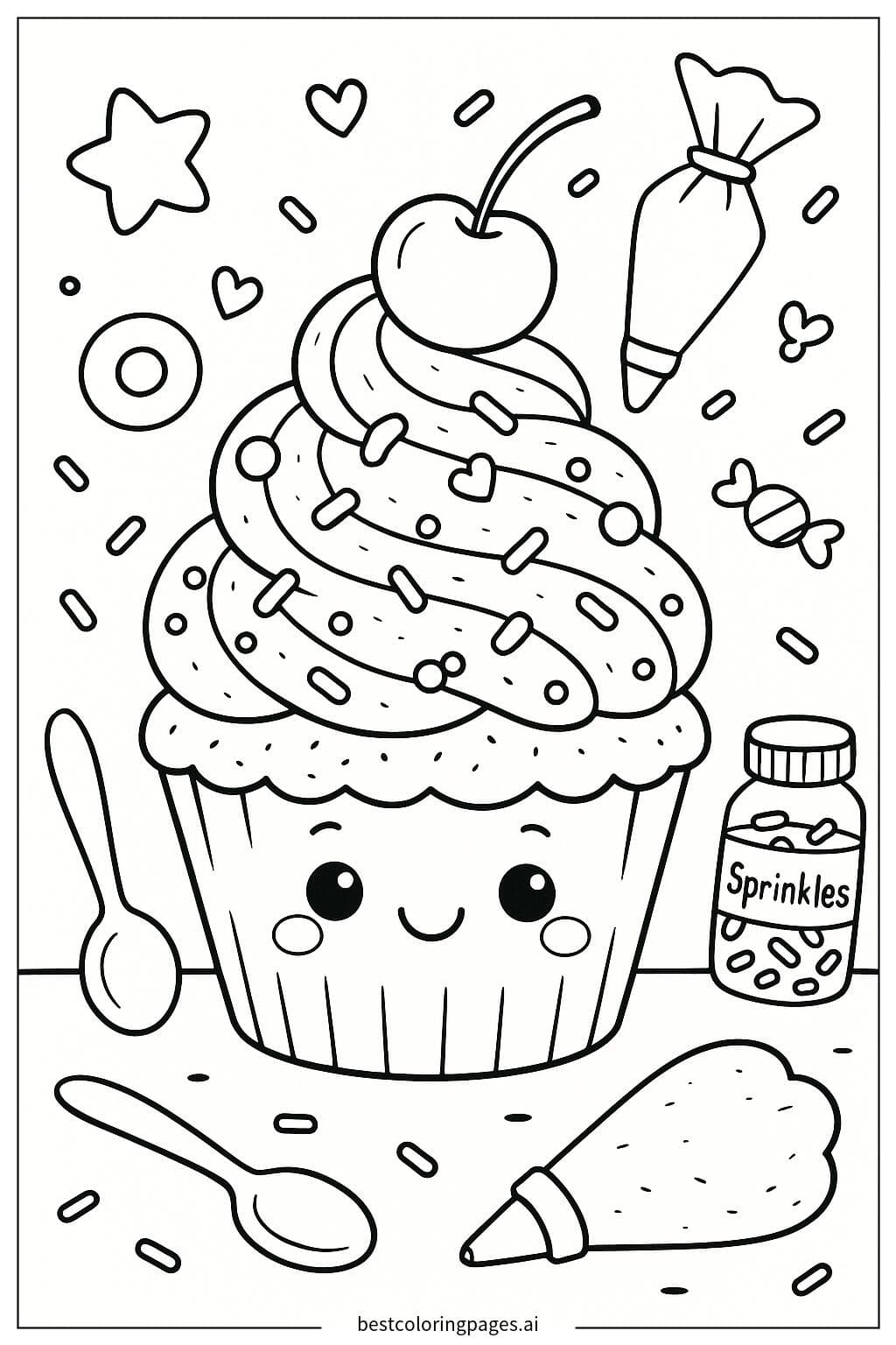 Cupcake Decorating with Frosting