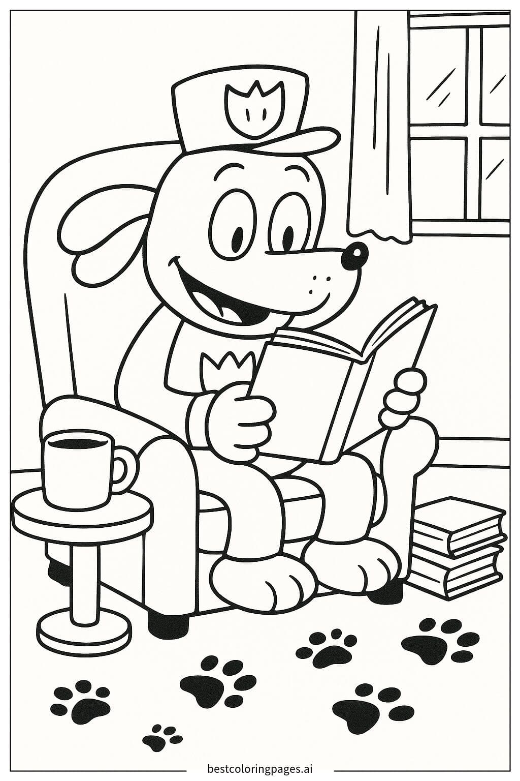 책을 읽는 도그맨