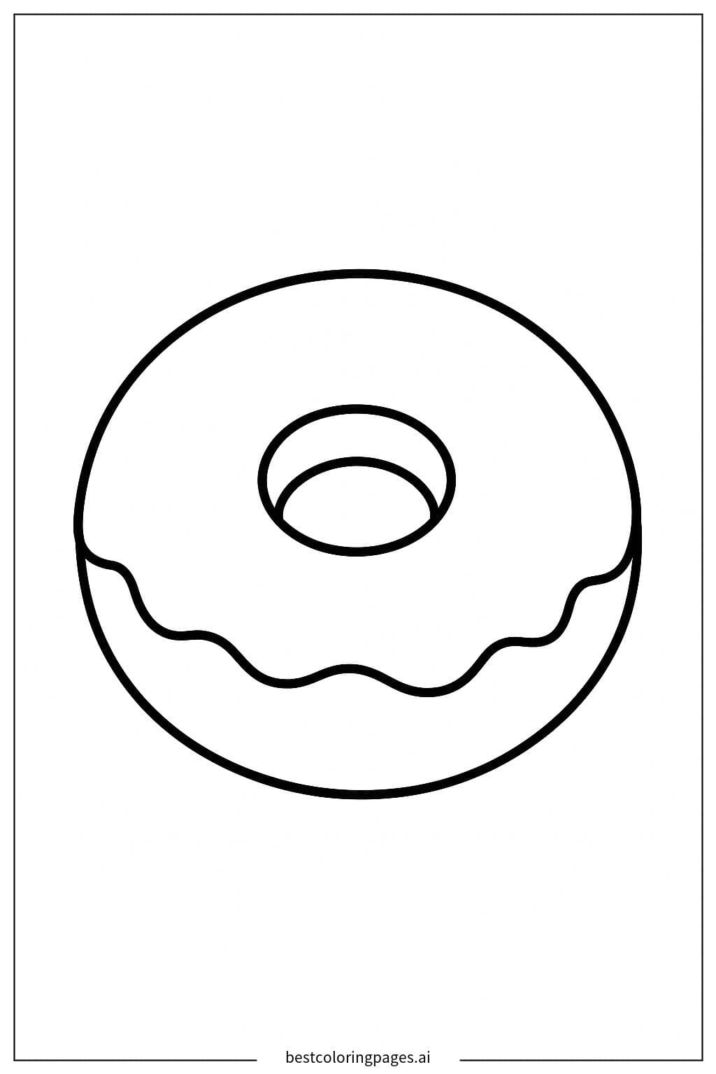 Donut with Chocolate Glaze