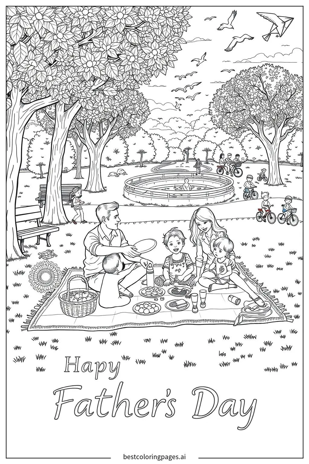 Father's Day Family Picnic in the Park