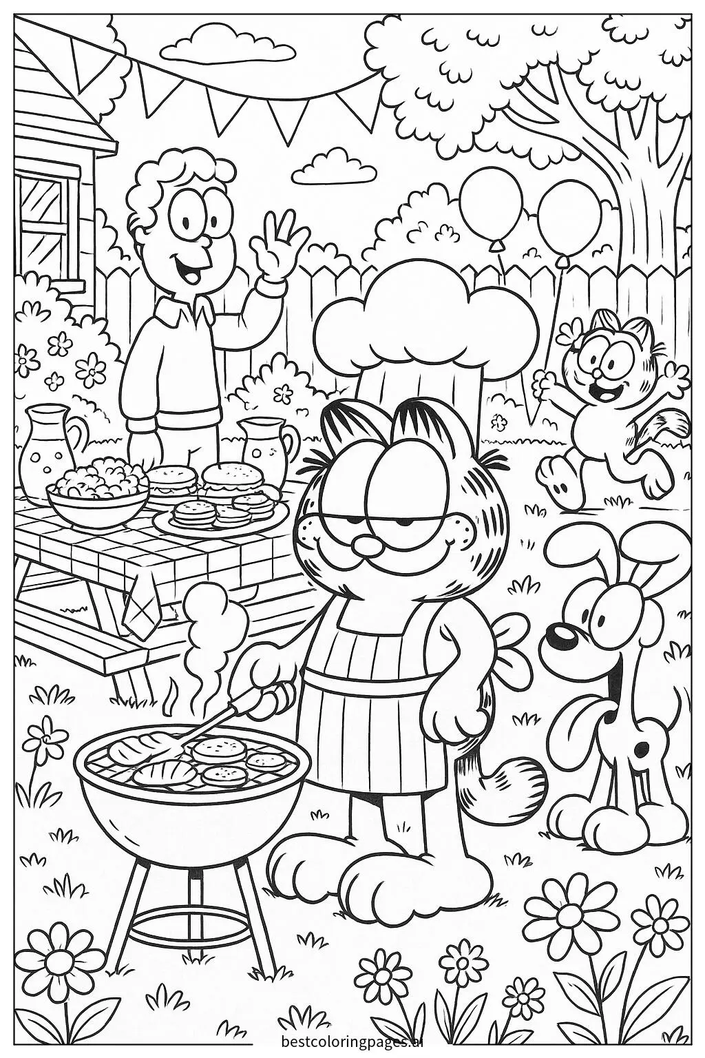 Garfield's Backyard Barbecue Adventure