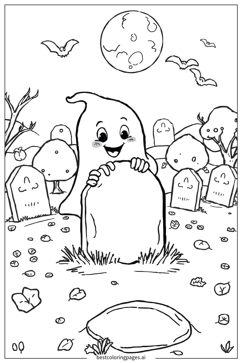 Ghost Playing Hide-and-Seek in a Graveyard