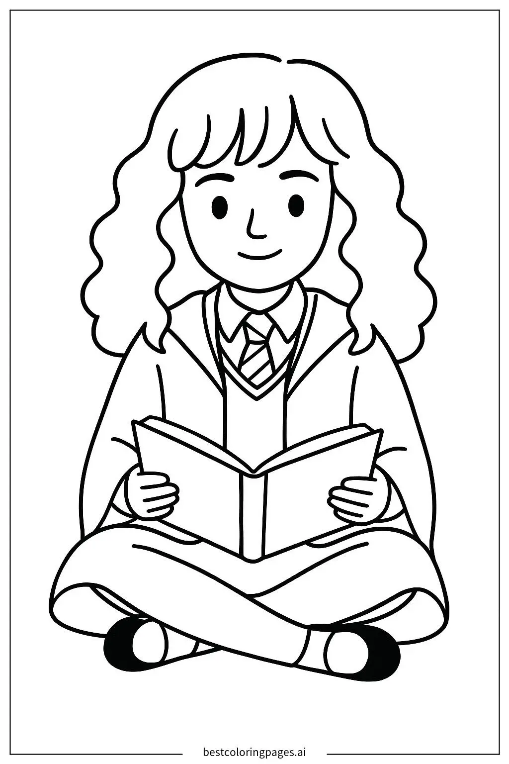 Hermione Reading a Book