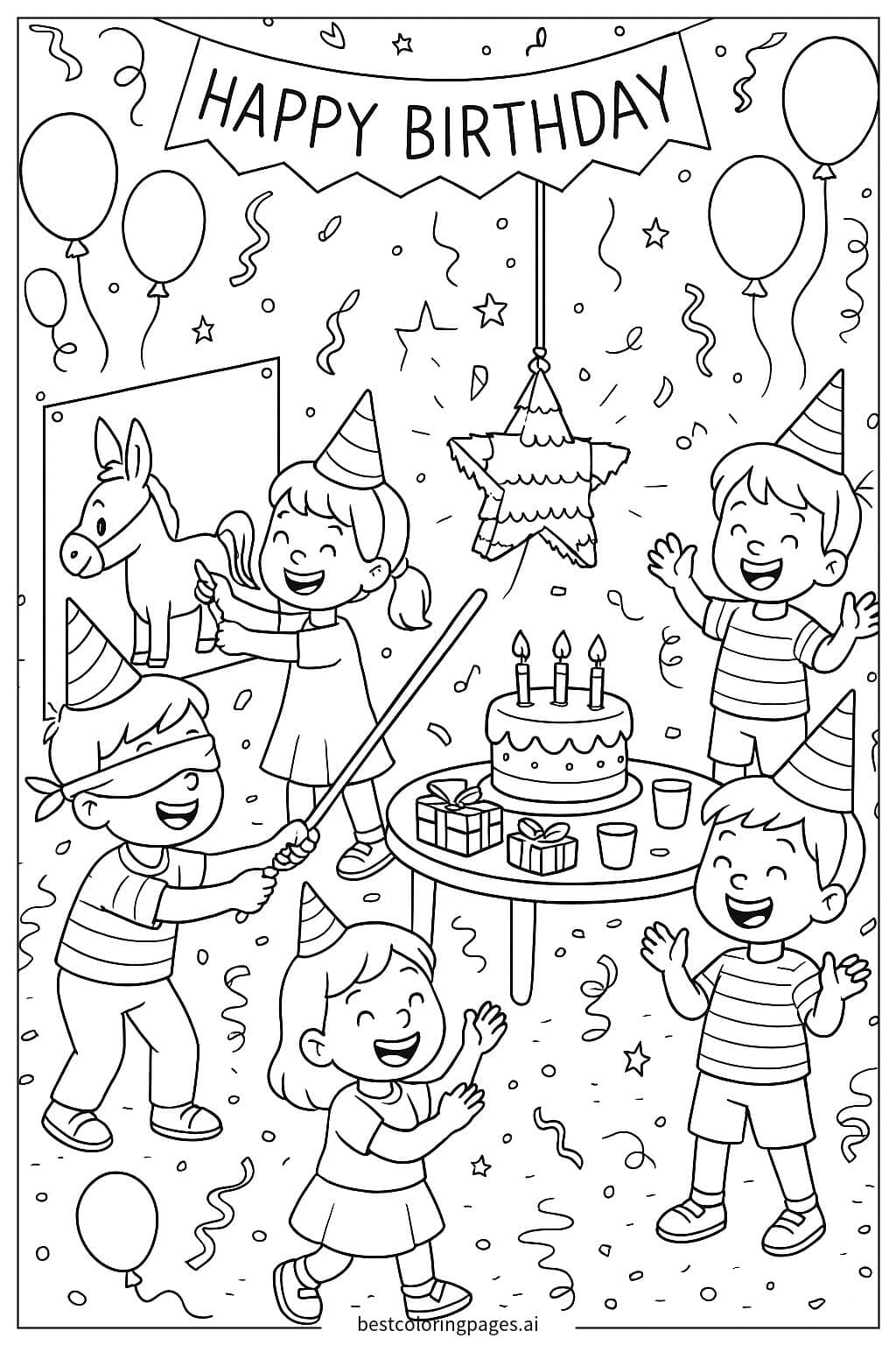 Kids Enjoying Birthday Party Games