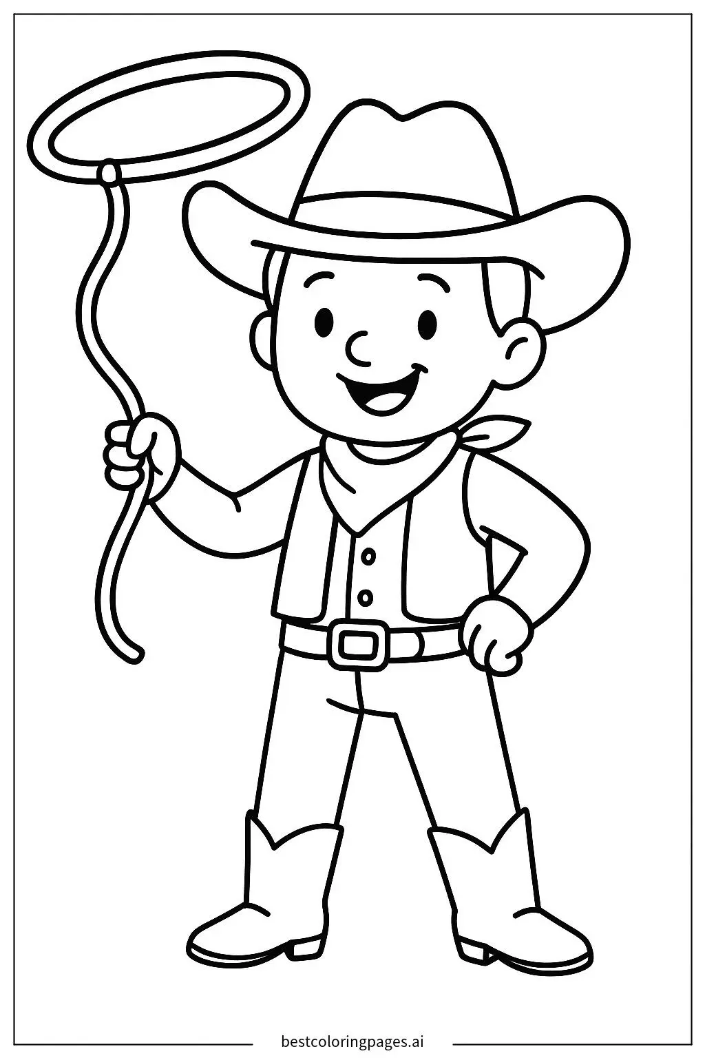 Cowboy with a Lasso