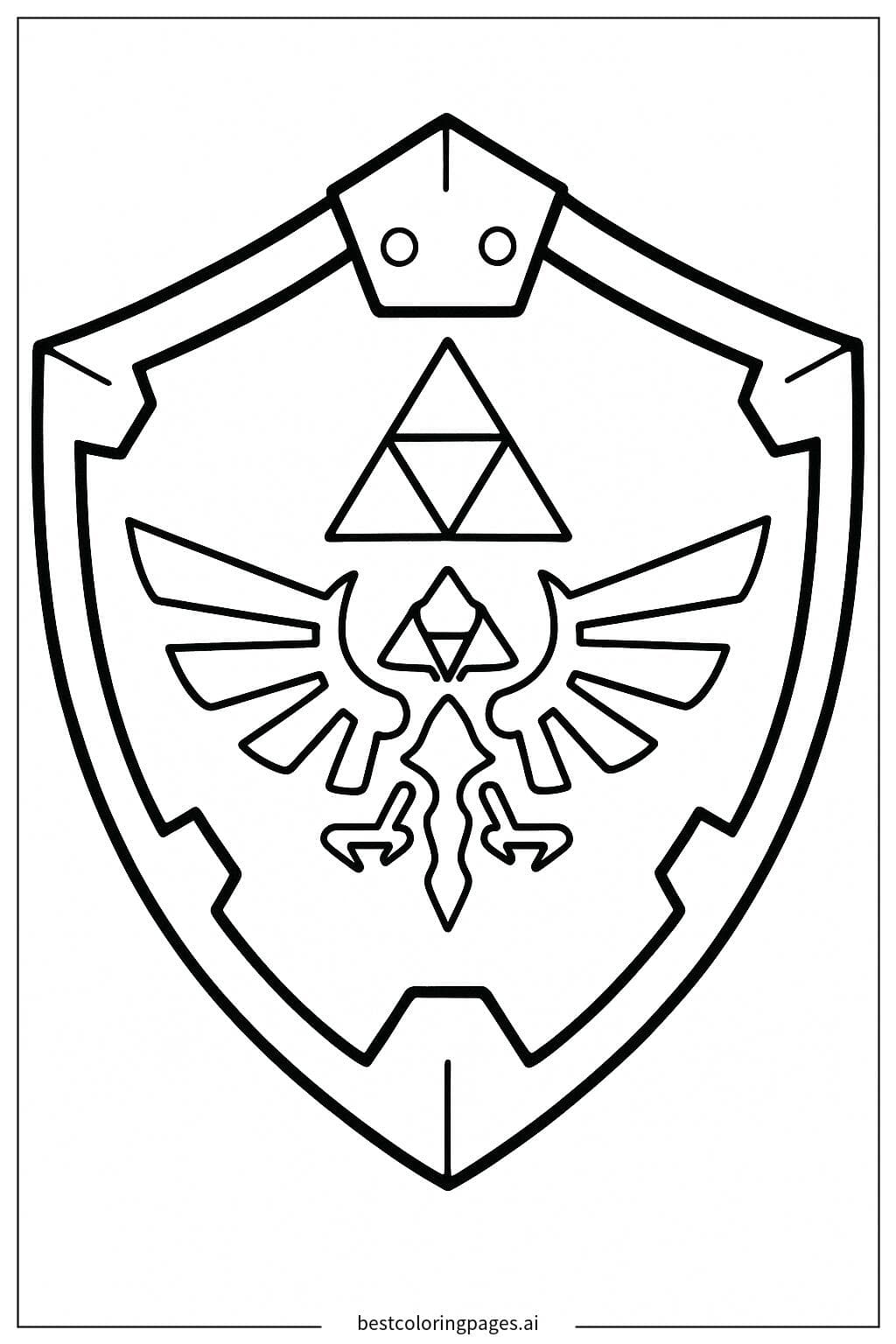 Link's Shield: A Close-Up from Zelda