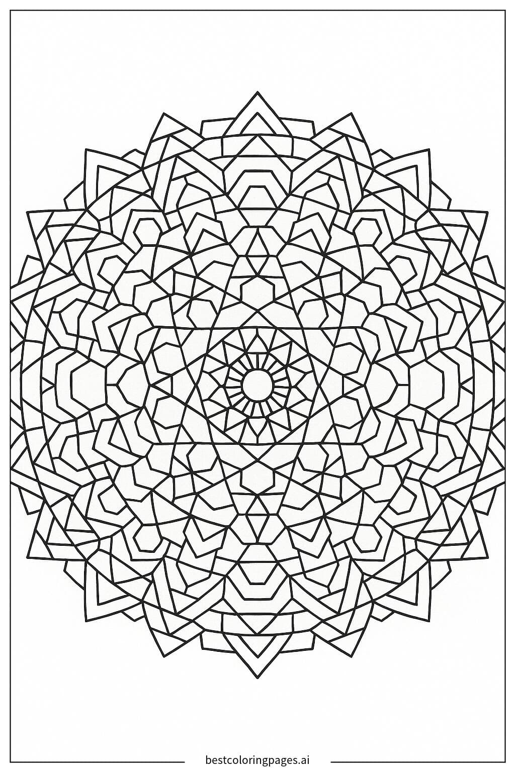 Geometric Mandala Art