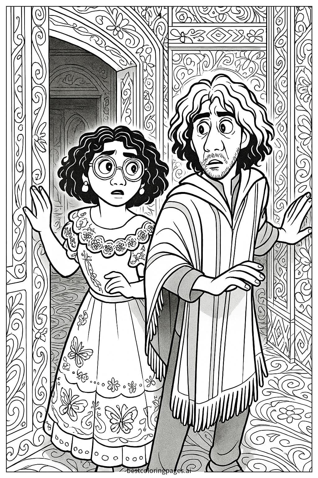 Mirabel and Bruno Discovering Mysterious Rooms