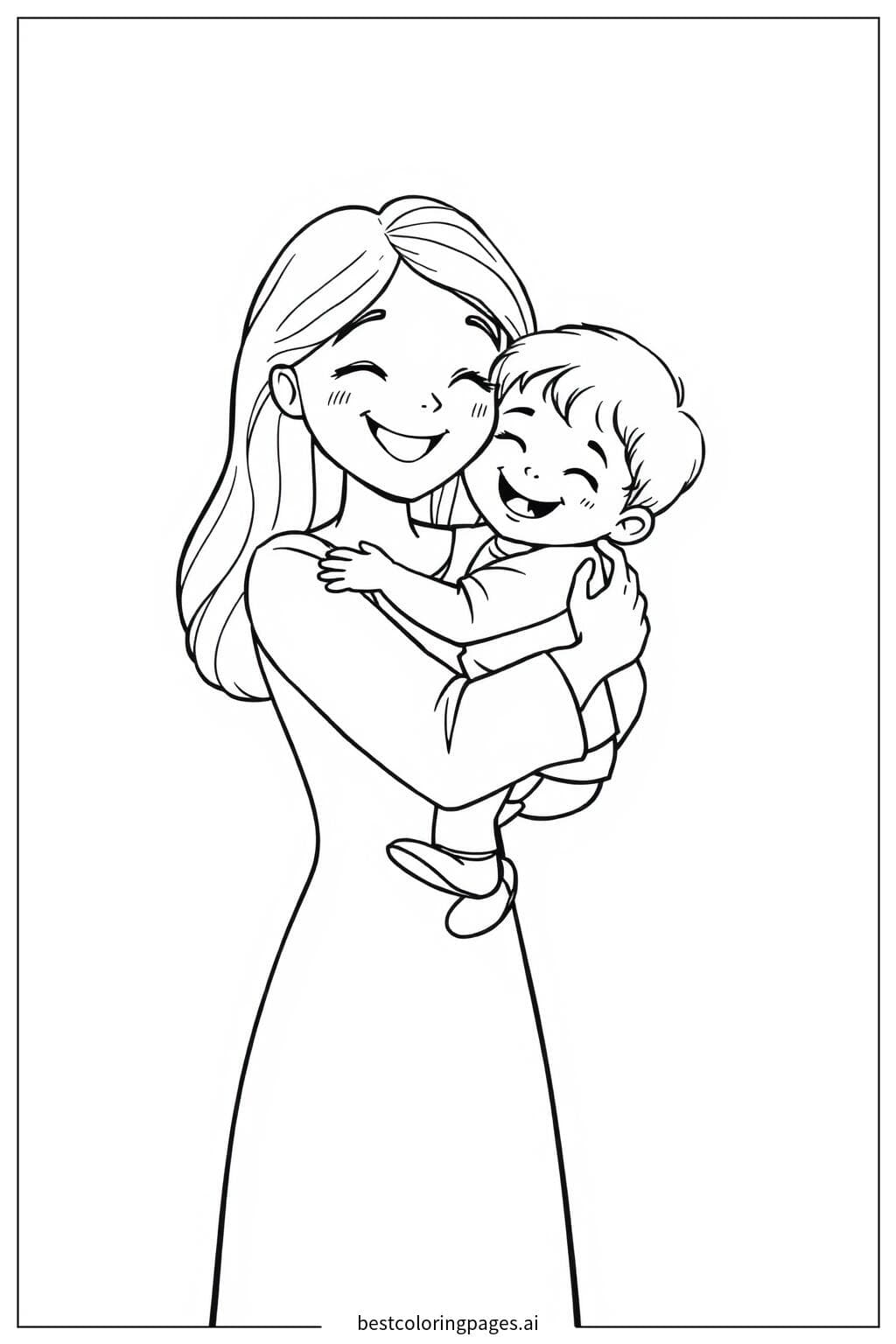 Mother's Warm Embrace