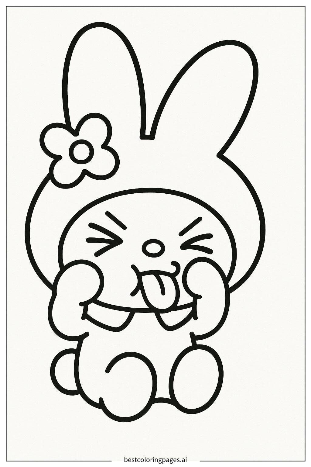 Моя Мелодия делает смешное лицо