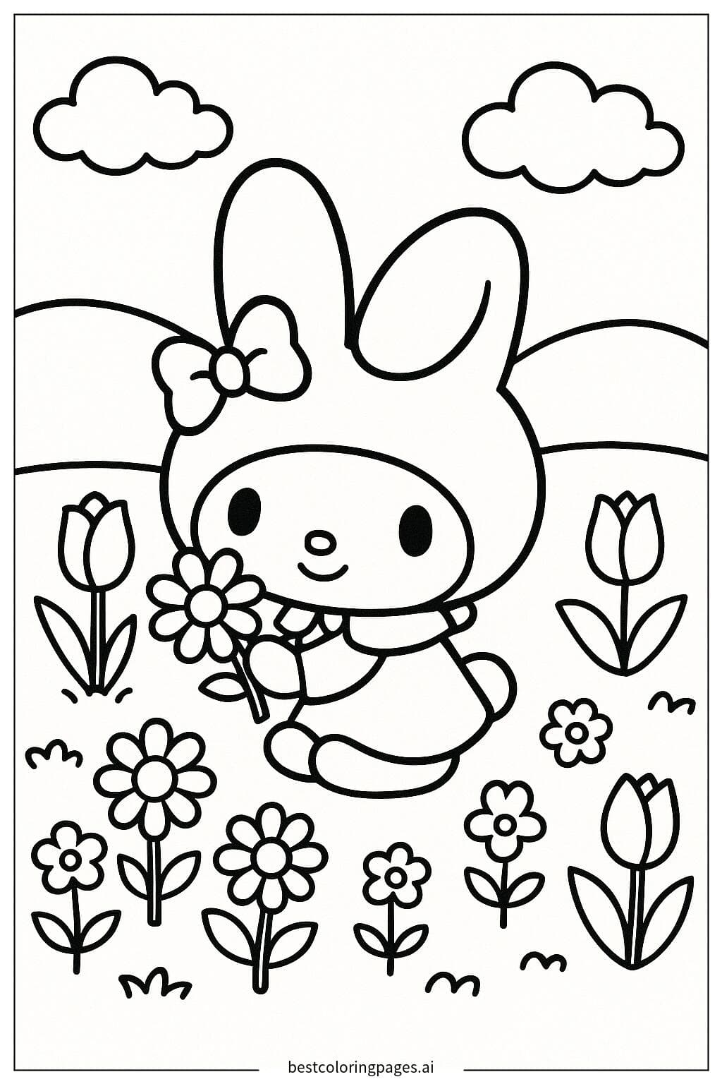 Моя Мелодия собирает цветы