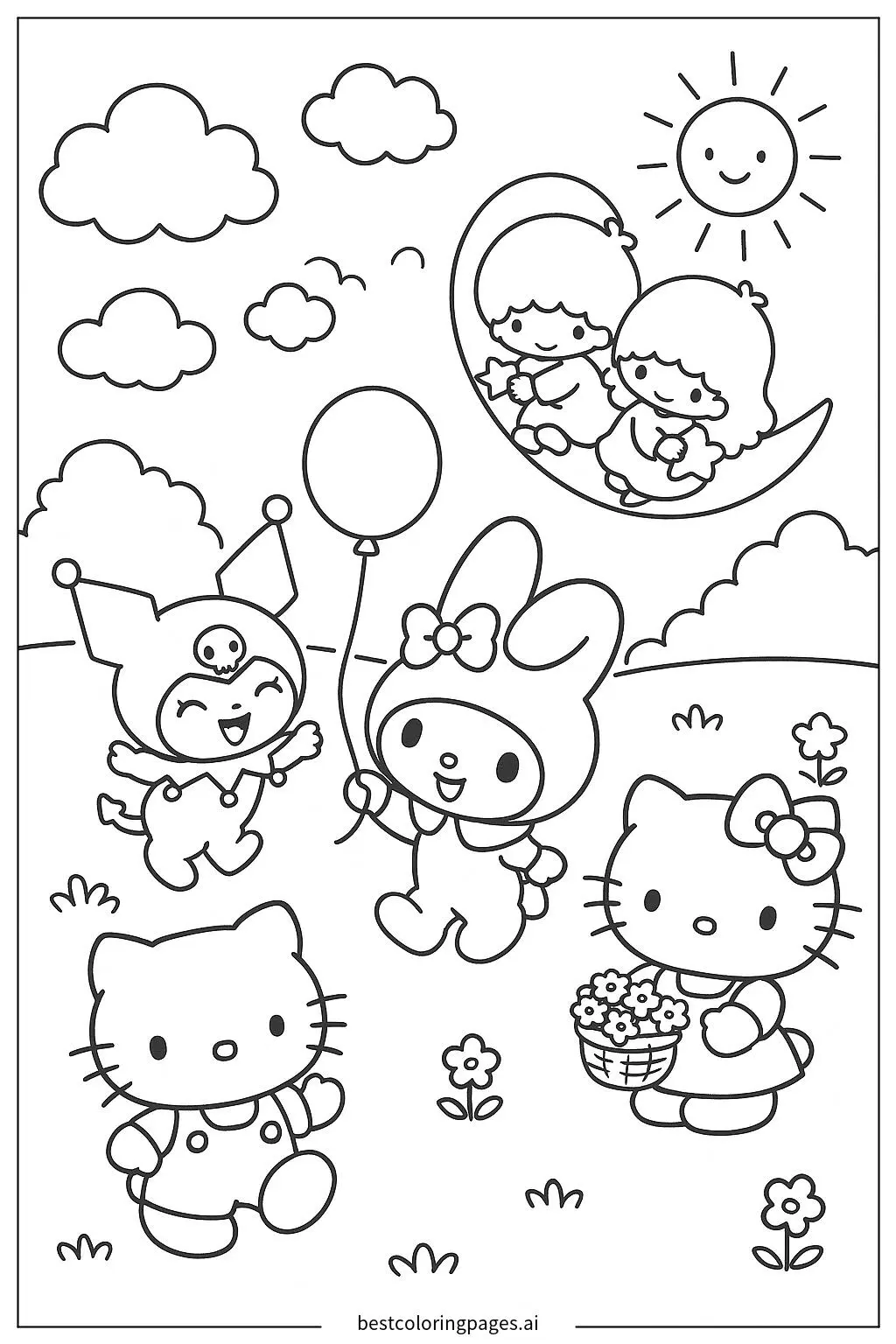 My Melody Having Fun with Her Friends