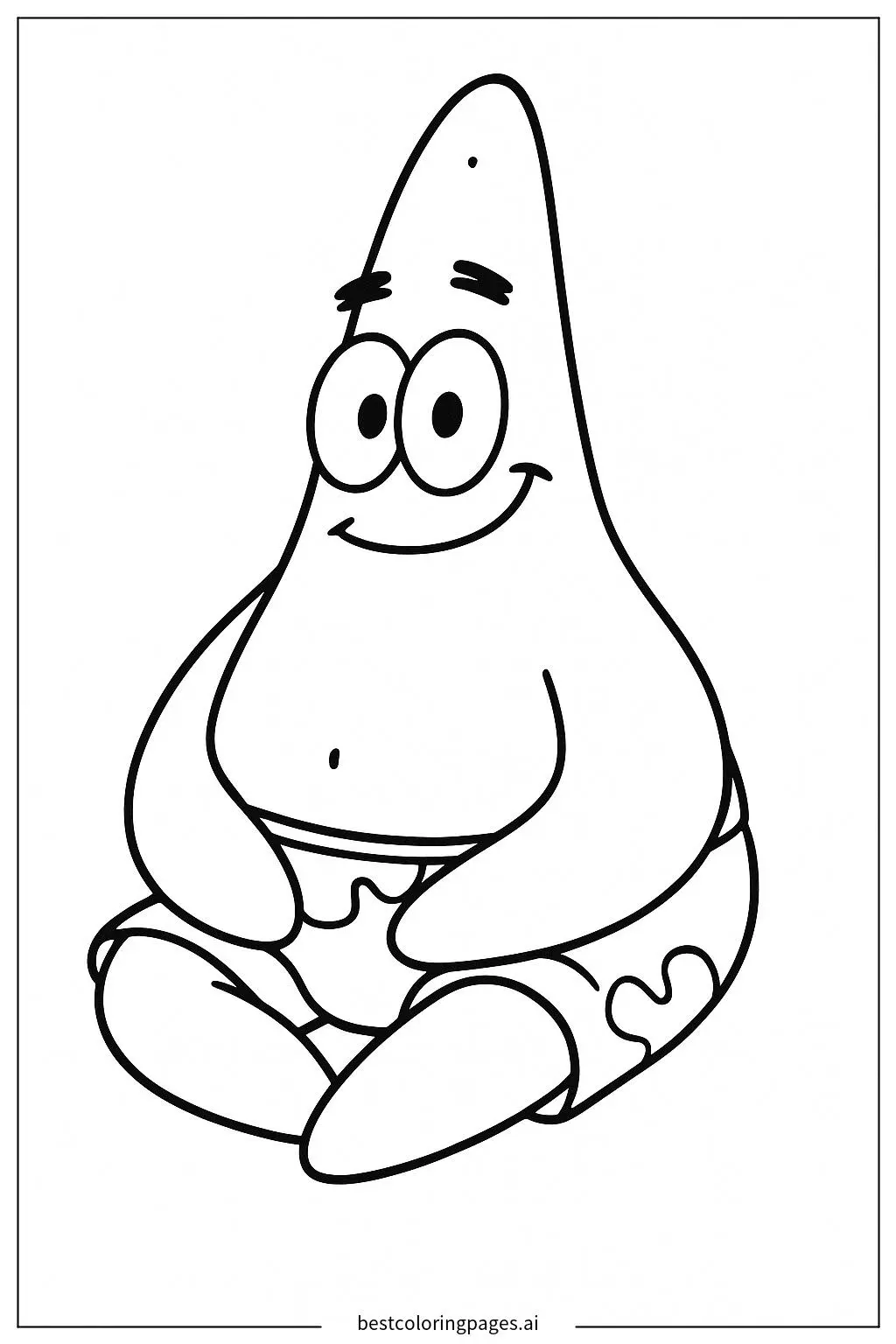 Patrick Star Sitting