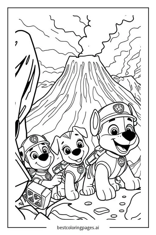 Paw Patrol's Volcano Rescue Adventure