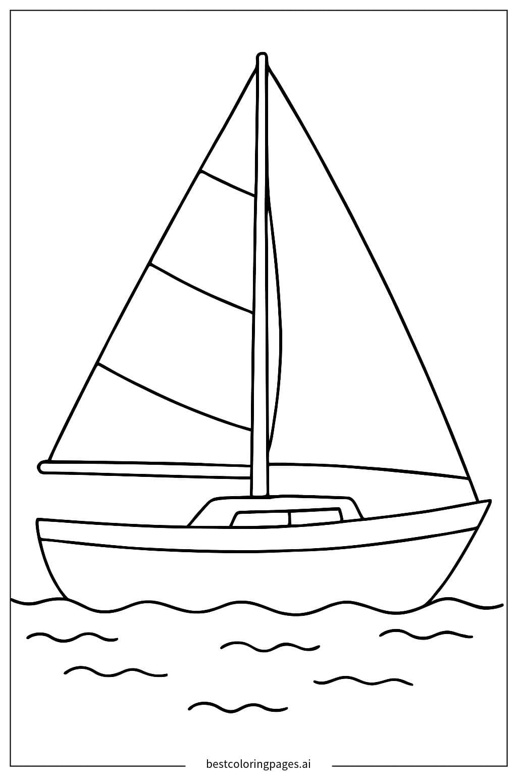 Sailboat in Calm Waters