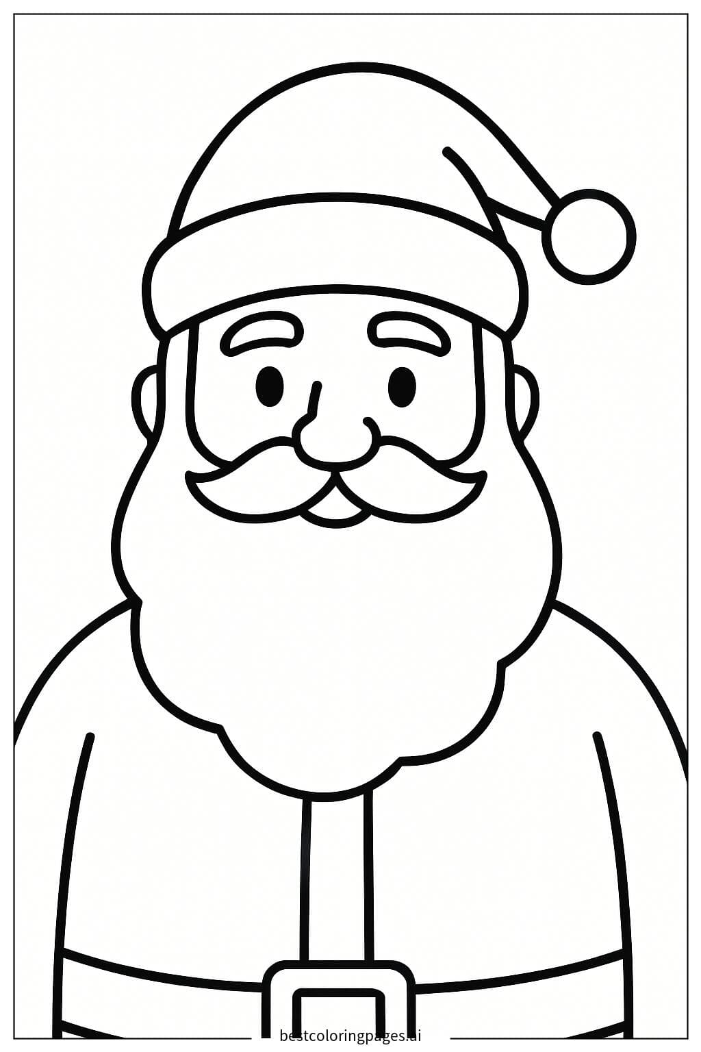 Santa Claus with His Signature Hat