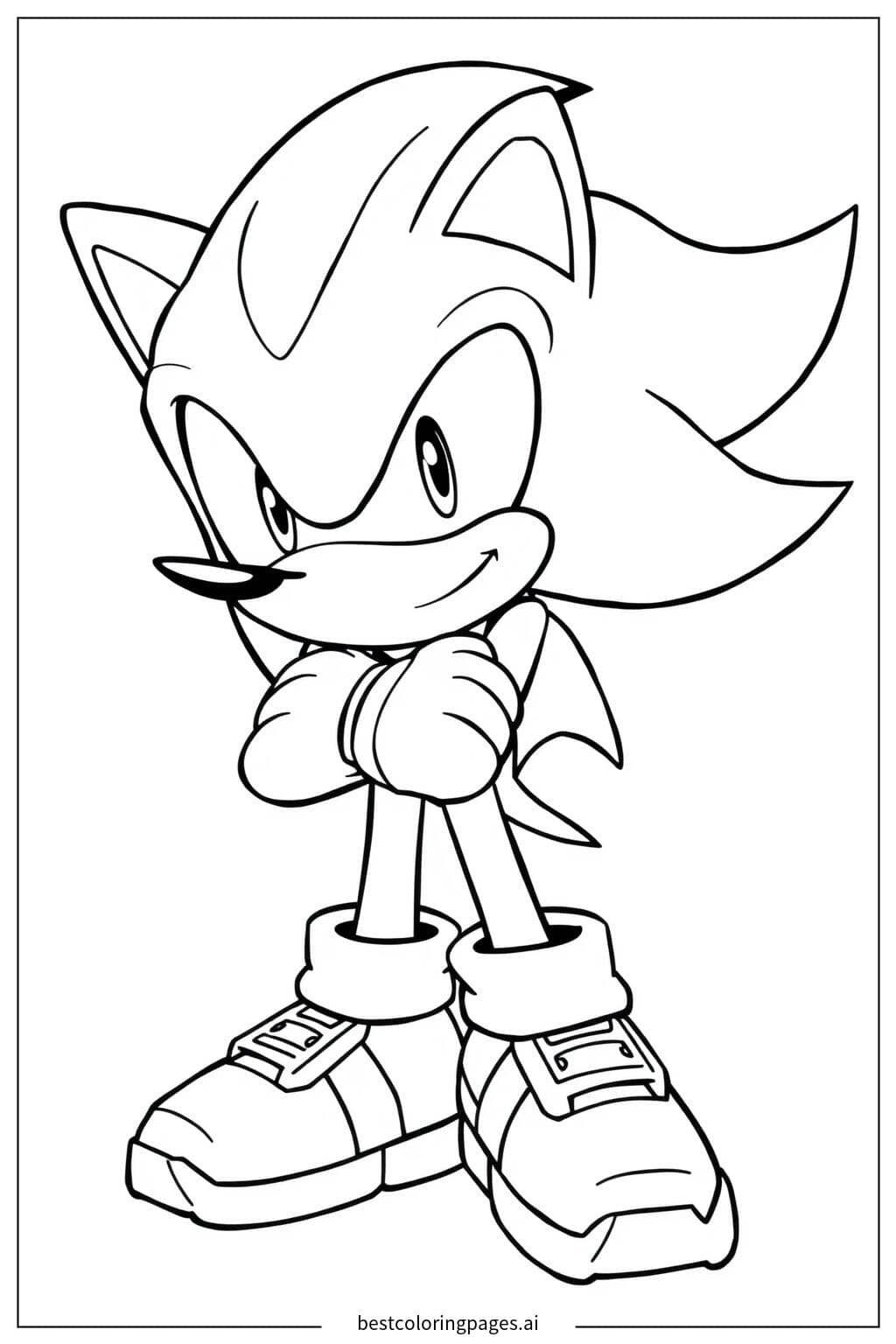 Desenhos de Shadow com Determinação para Colorir