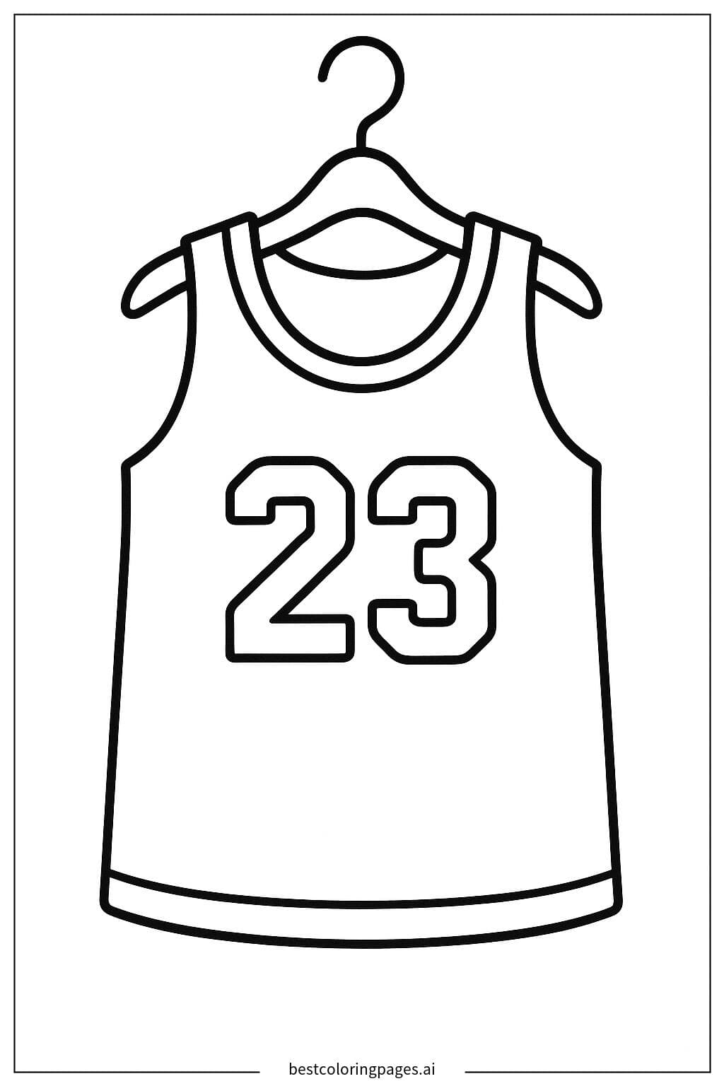 Simple Basketball Jersey