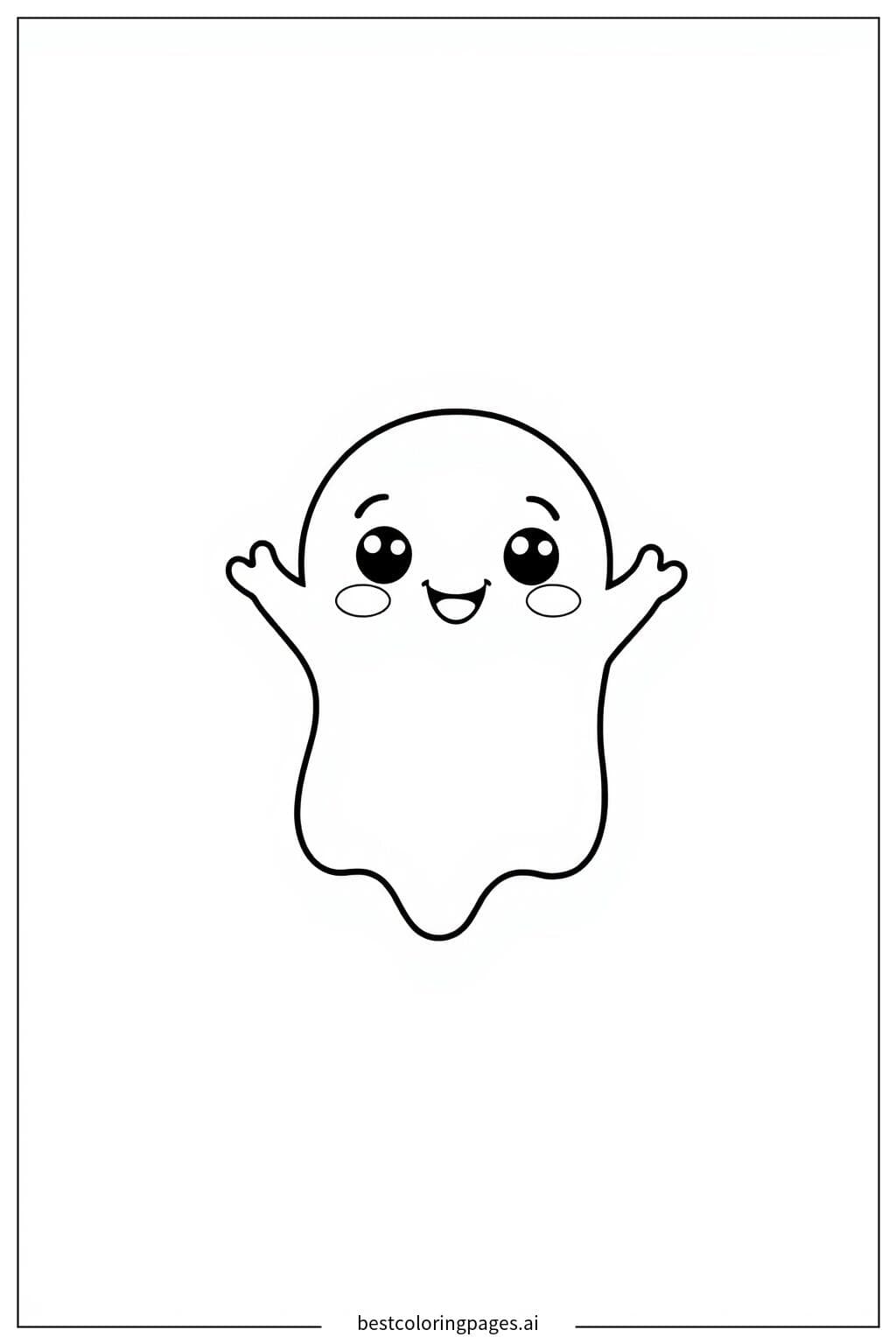 Простой парящий привидение