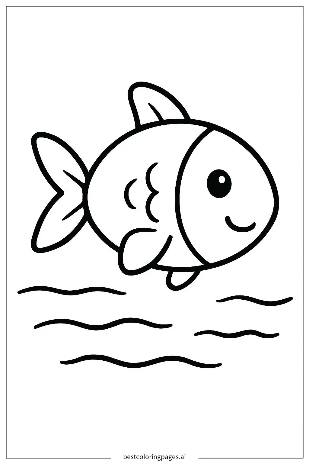 Small Fish Swimming in a Pond