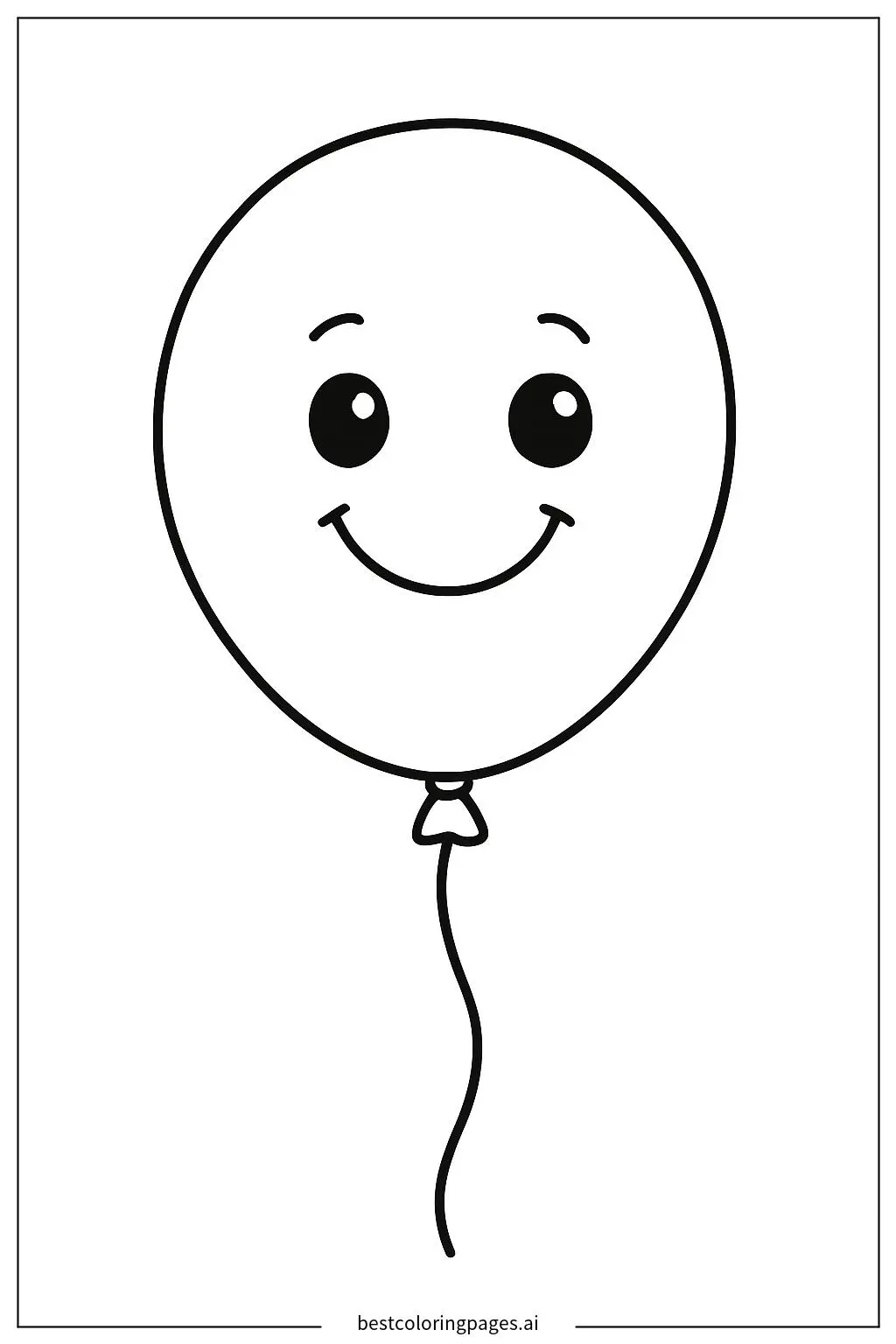 Smiling Face Balloon Floating