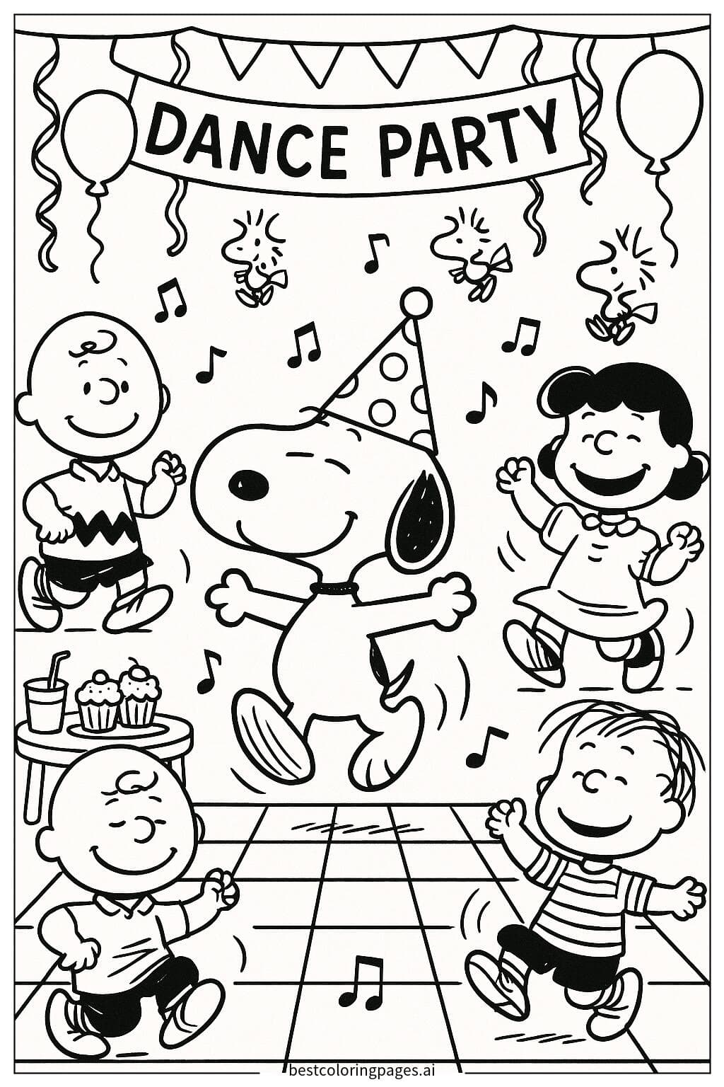 Snoopy's Dance Party with Friends
