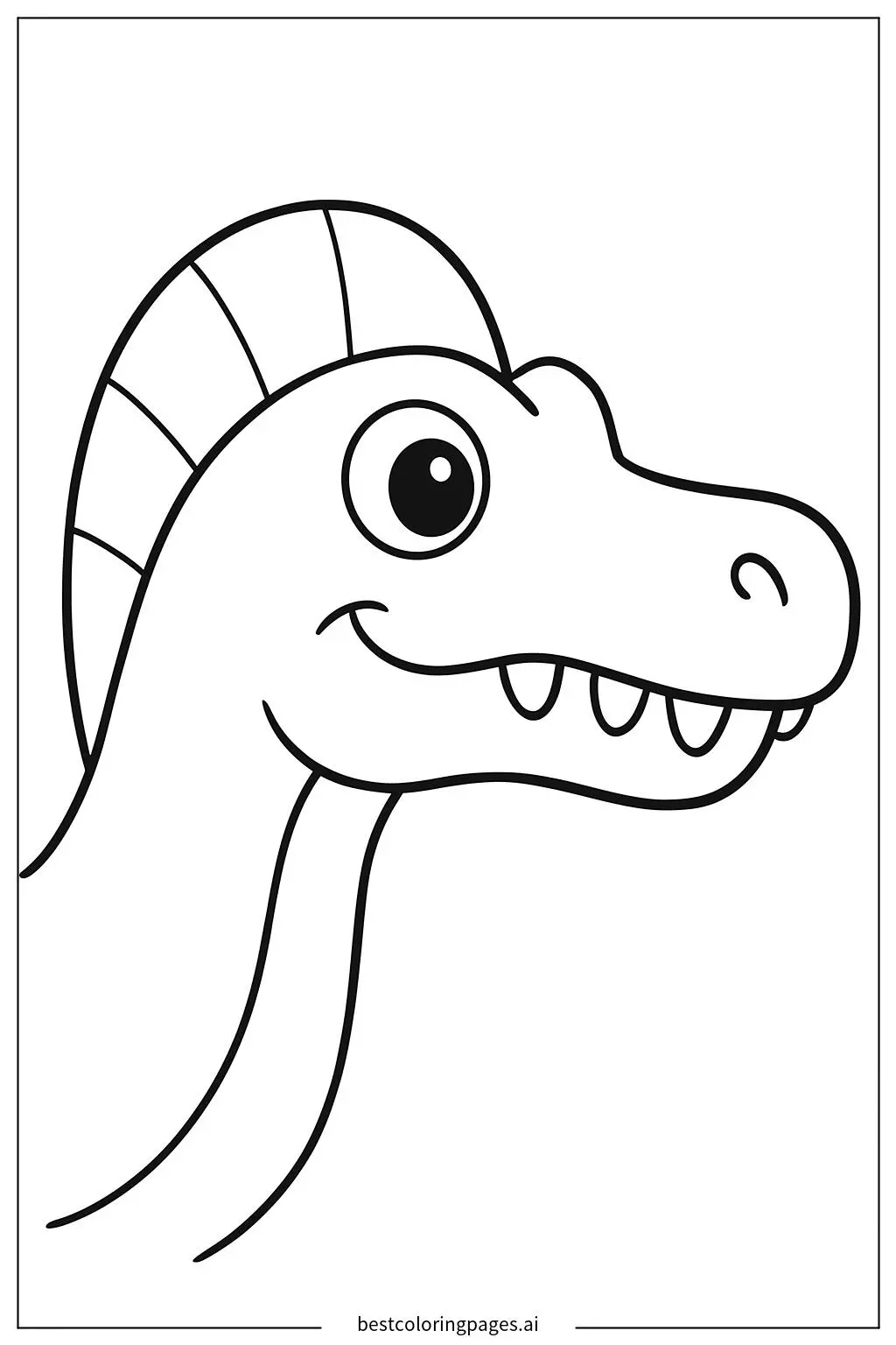 Spinosaurus Head Detail